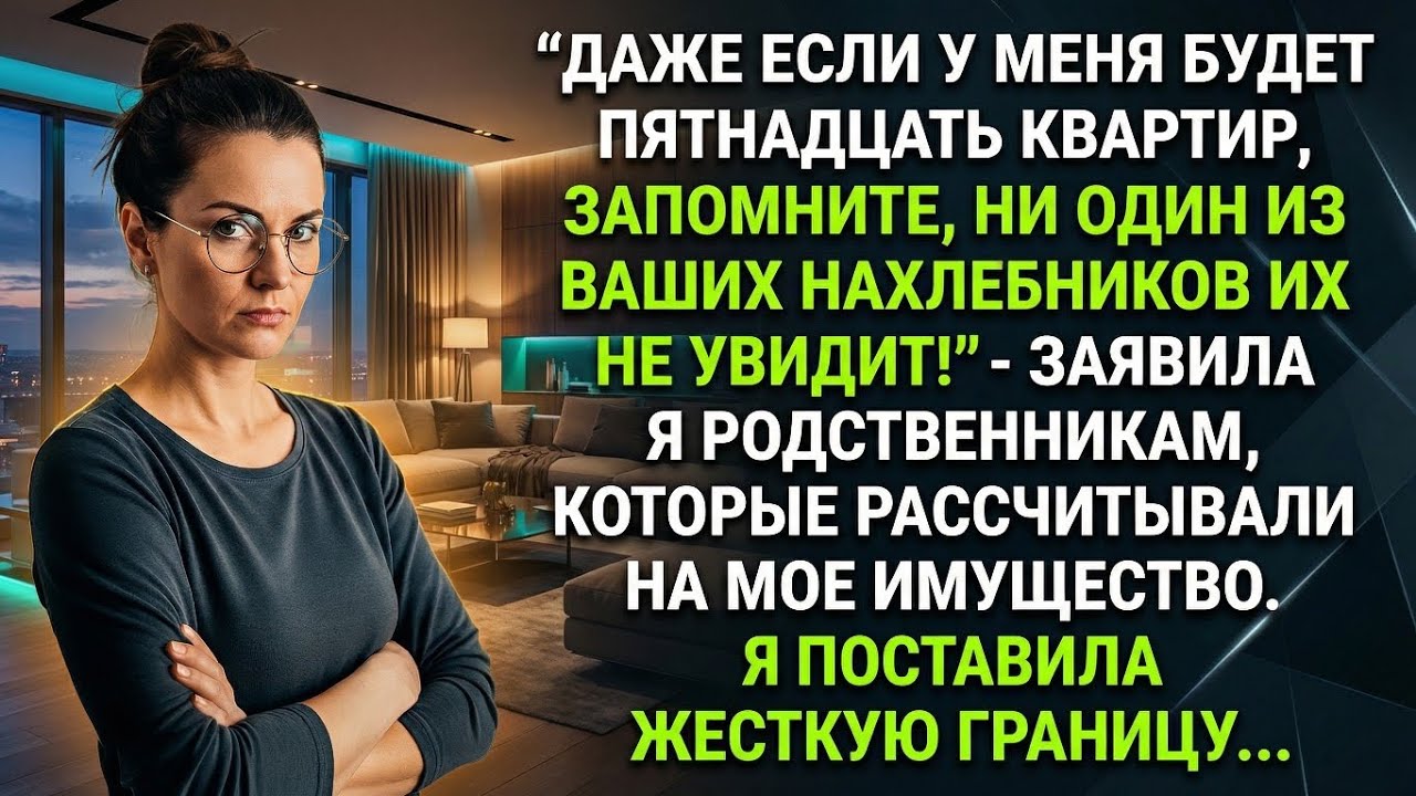 Родня рассчитывала на мои квартиры, но я жестко поставила их на место