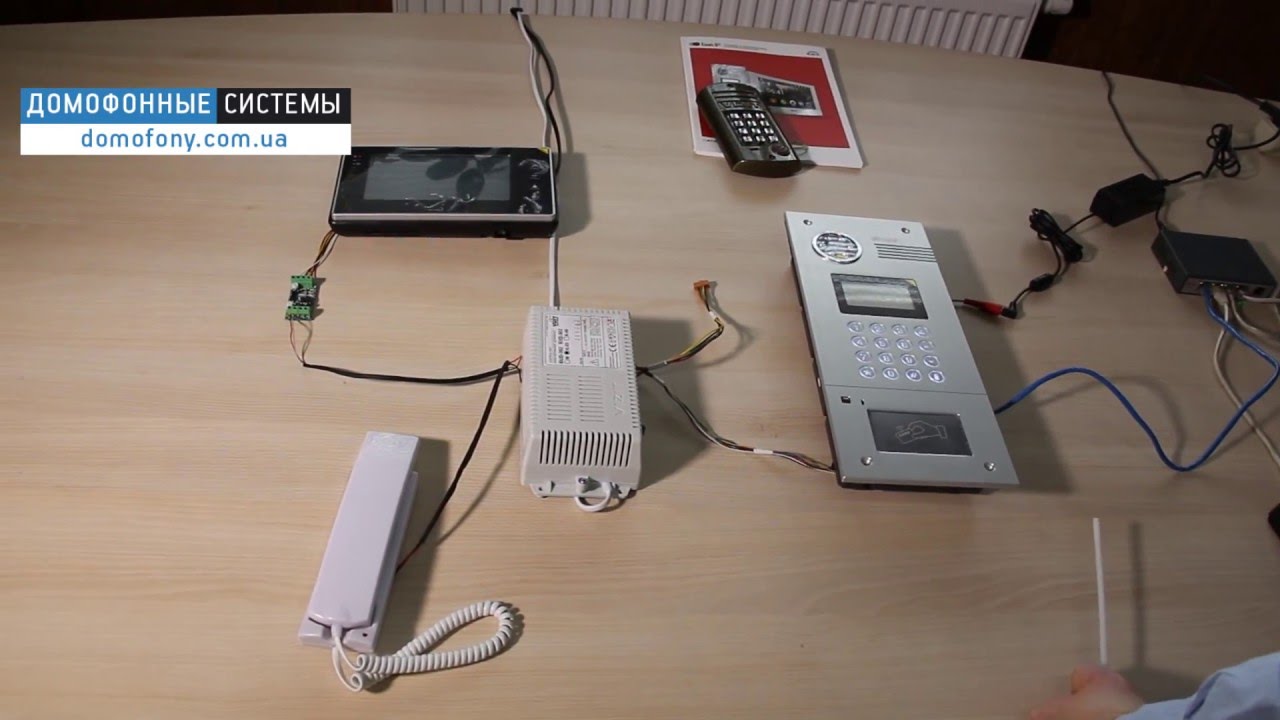 Видеообзор работы гибридной панели BAS-IP Hybrid www.domofony.com.ua