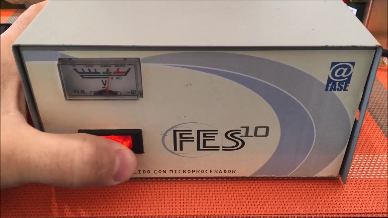 sorpresa con la compra de un estabilizador de voltaje PRECAUCIÓN  !!