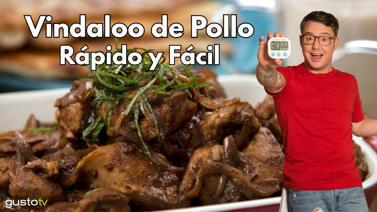 Vindaloo de Pollo | Rápido y Fácil