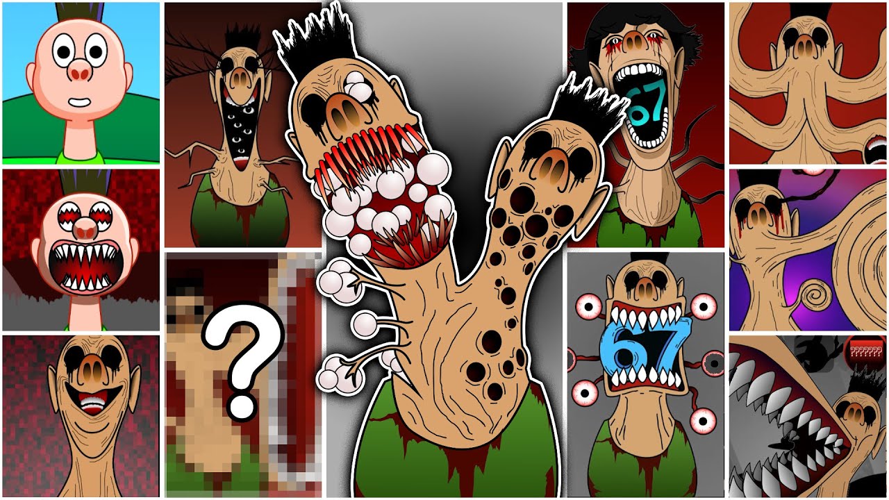 My Sprunki OC: HAMOOD HABIBI (Phase 1 to NEW Phase 58, Phase 59 from Roblox)
