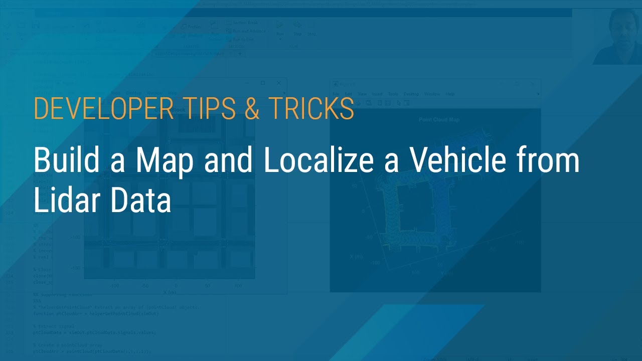 Build a Map and Localize a Vehicle from Lidar Data