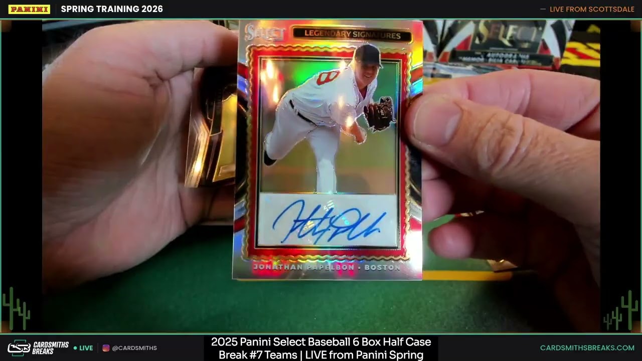 2025 Panini Select Baseball 6 Box Half Case Break #7