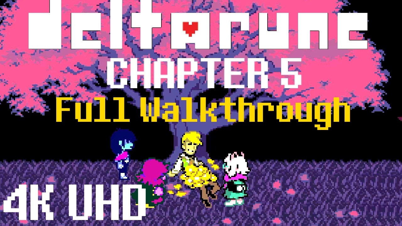 Deltarune Chapter 5 Full Gameplay Walkthrough 4K No Commentary No Death (Pacifist)