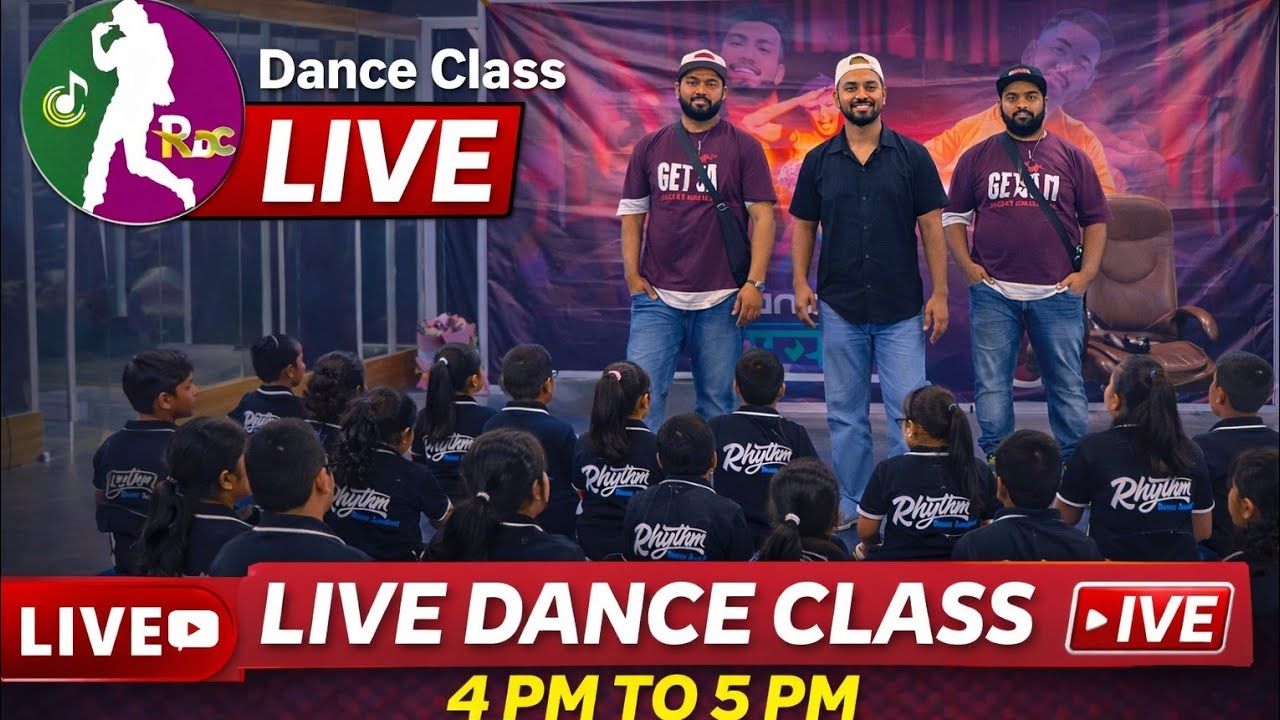 RDC Rhythm Dance Company LIVE | Dance Learning Session | Step-by-Step Training | Online & Offline