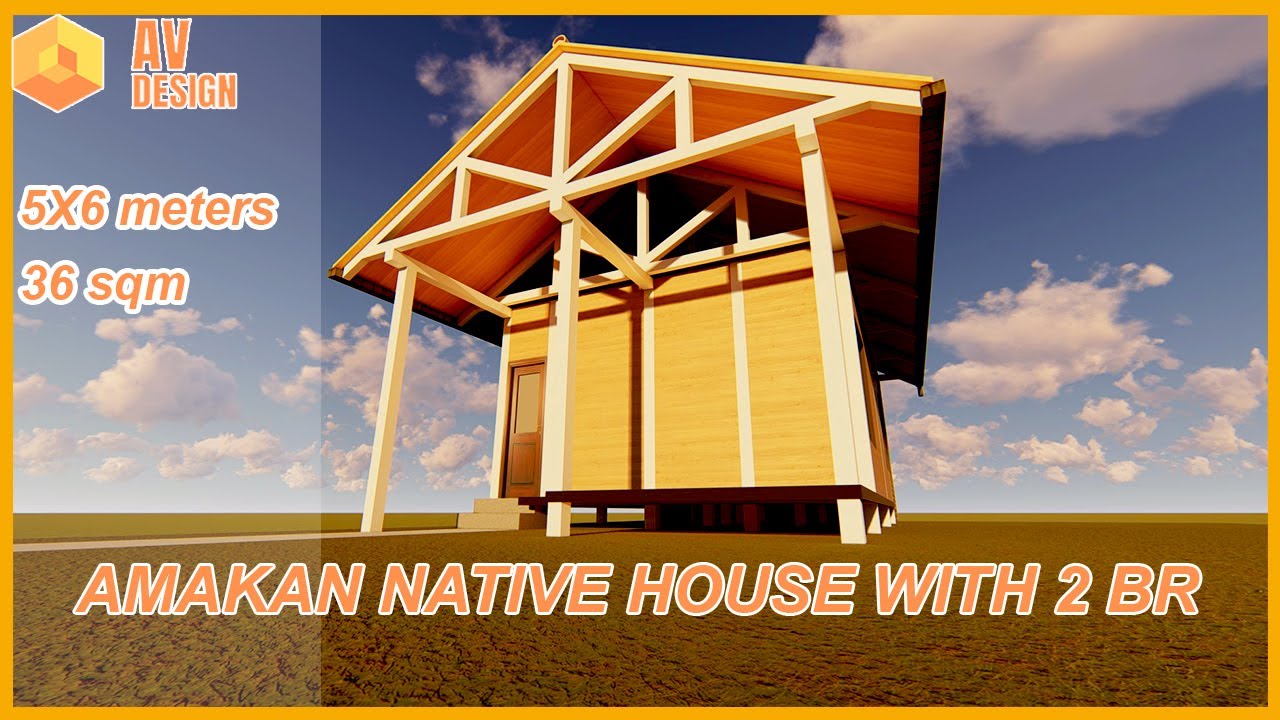 TINY BAHAY KUBO WITH 2 BEDROOM / 36 SQM BAHAY KUBO / 5X6 METERS BAHAY KUBO