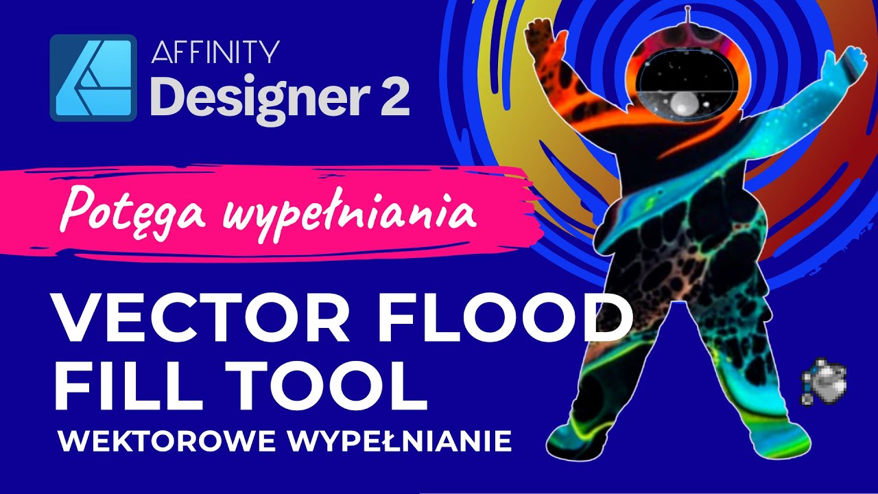 Affinity Designer 2.1. Vector Flood Fill Tool. Zaawansowana praca z wypełnieniami.