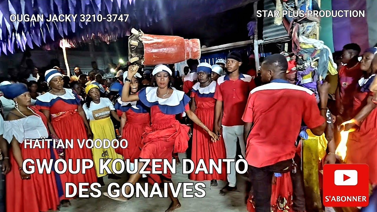 gwoup kouzen dantò des gonaives ougan jacky danse Lenglensou agawou