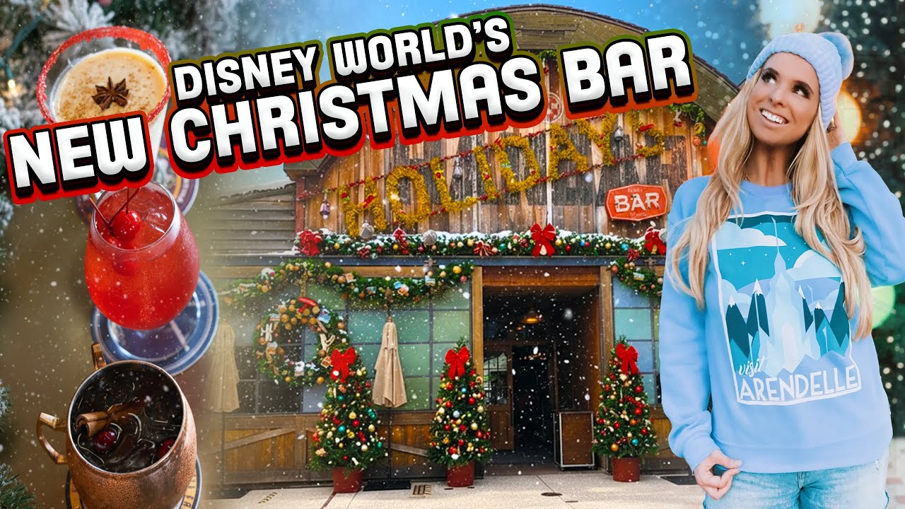 Disney World: EVERY FOOD at Disney Springs- NEW Holiday Menu at Jock Lindseys! Disney Christmas