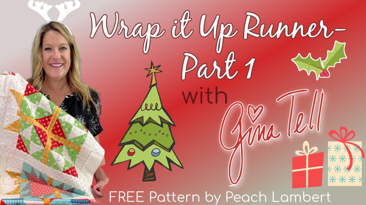 Часть 1. Шитьё и стёжка дорожки Wrap it Up — с Джиной Телл — Longarm Tips & Babylock Sashiko