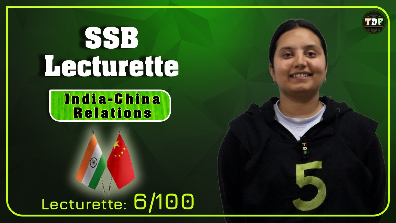 Лекция 6/100 | 🇮🇳Индийско-китайские🇨🇳 отношения | Ежедневная лекция SSB | TDF 🎯