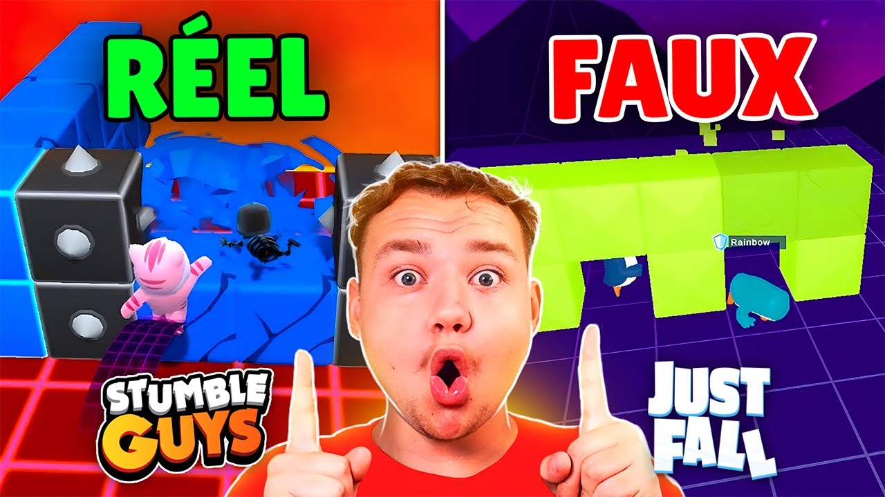 Chaque FOIS que je MEURS, je joue &agrave; un FAUX Stumble Guys... (horrible) - STUMBLE GUYS FR
