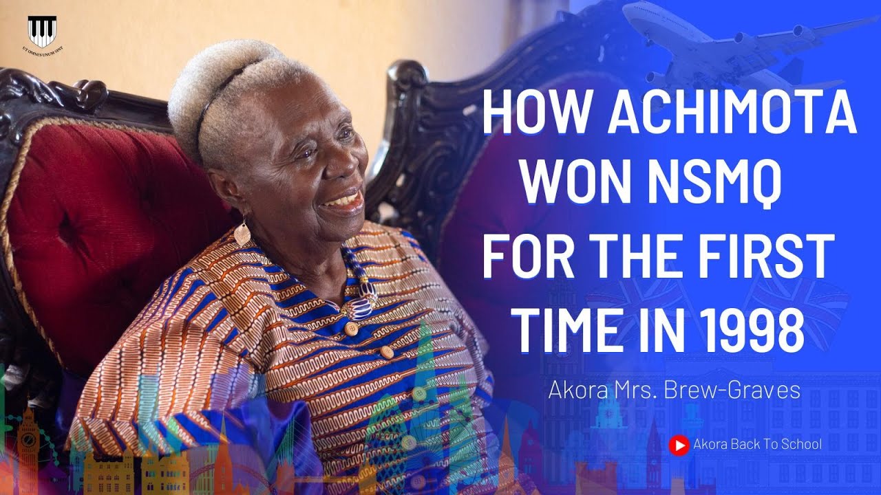 Pacesetters....How I sacrificed for Achimota to win NSMQ for the first time.