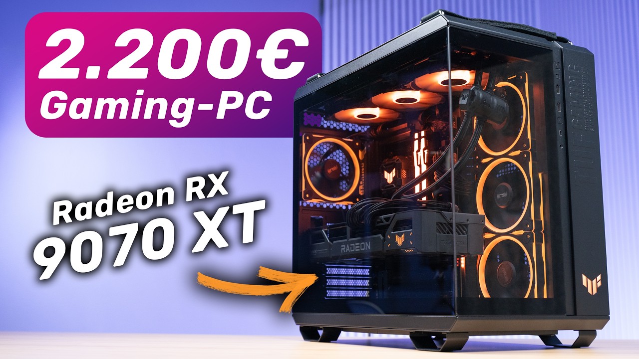 Volle Power für 2200€ ? ASUS TUF AMD Gaming-PC mit Ryzen 9800X3D – Build & Benchmarks