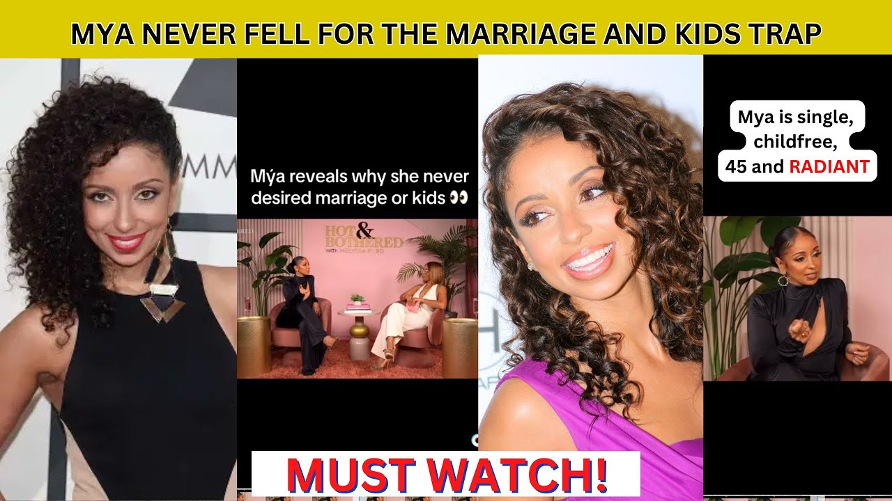MYA Reveals Why She Never Desired Marriage or Kids | Single and Childfree Looks GREAT On Her! 🥰
