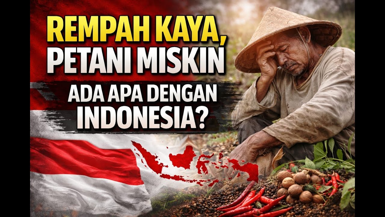 Indonesia Negeri Rempah, Tapi Mengapa Petani Tetap Miskin?