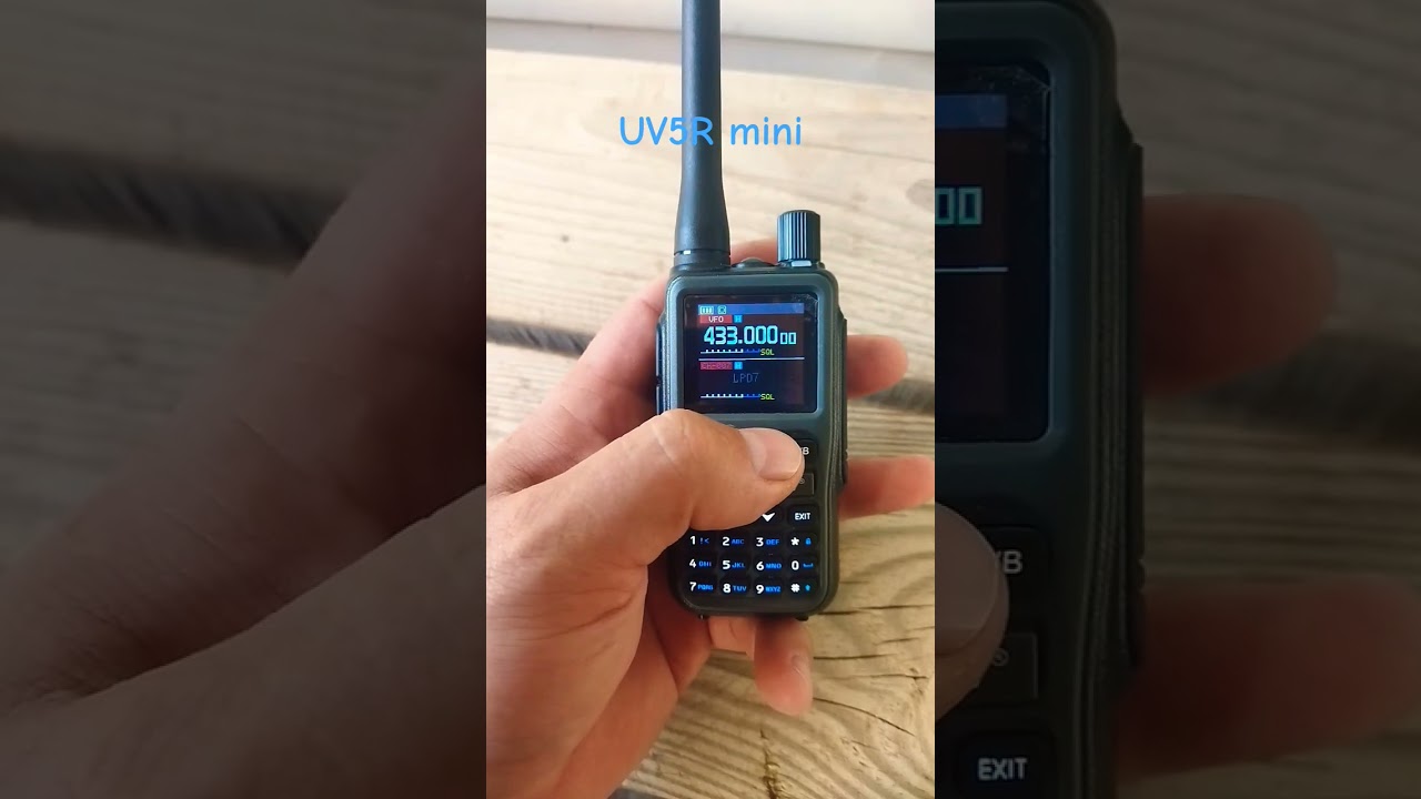 Вышел уничтожитель Tidradio h3? Baofeng uv5r mini - самая маленькая 2х диапазонная рация