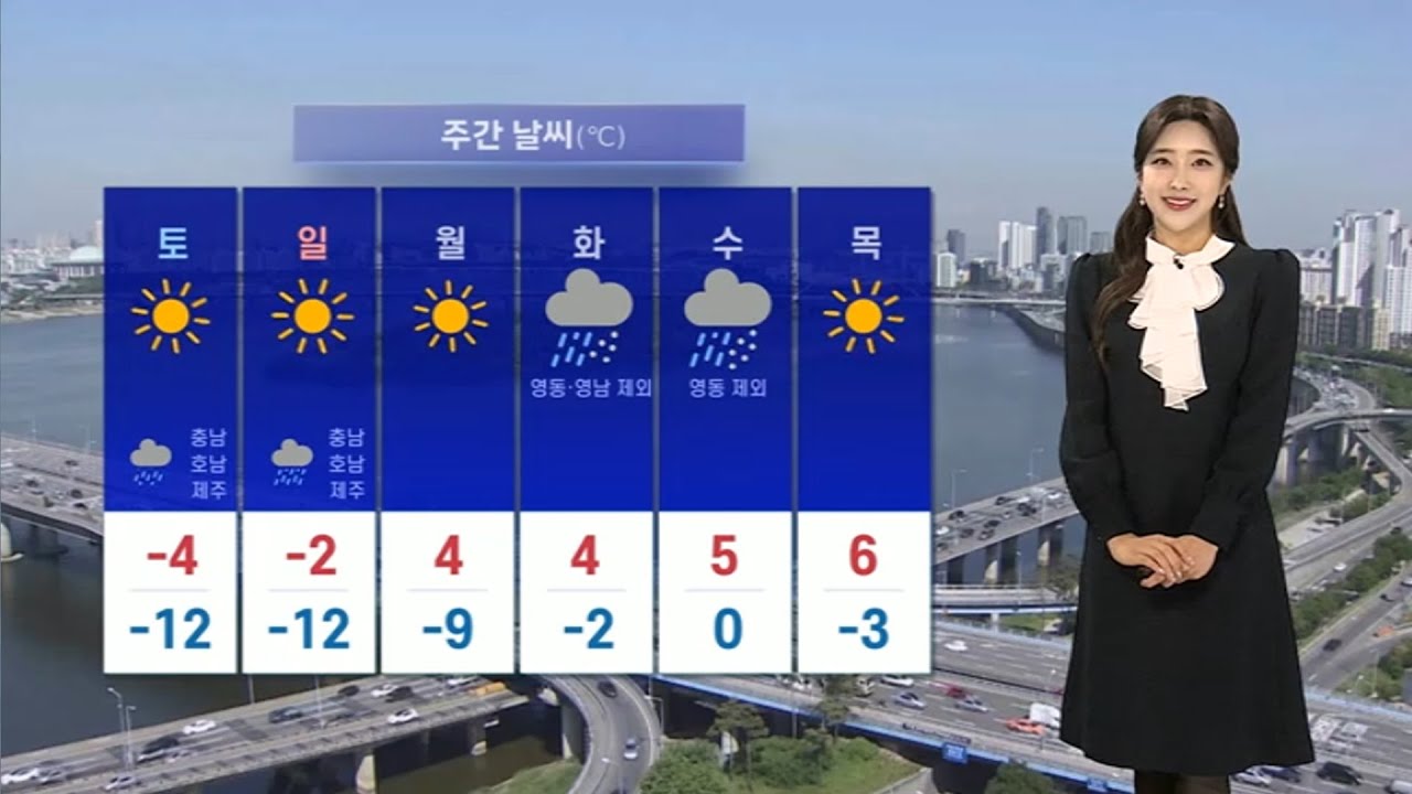 [날씨] 한파특보 확대·강화…주말 내내 강추위, 서울 -12도 / 연합뉴스TV (YonhapnewsTV)