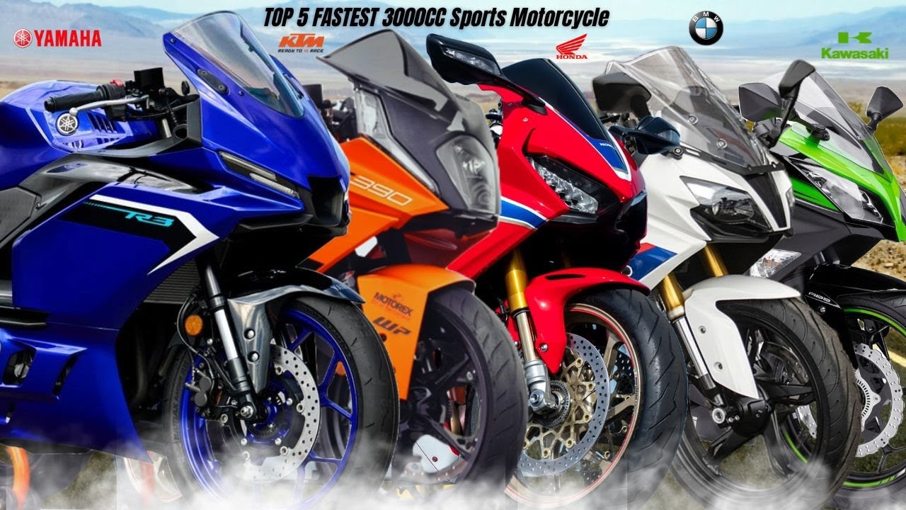 Top 5 Fastest 300CC Motorcycles 2026 : Yamaha R3 vs Ninja 300 vs BMW G310RR vs CBR300R vs KTMRC390