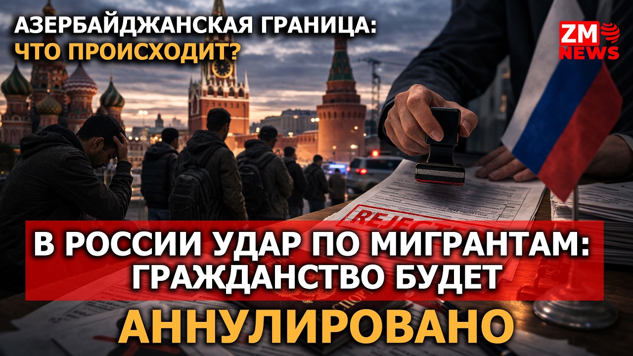 В РОССИИ БУДУТ ЛИШАТЬ ГРАЖДАНСТВА. НАЧИНАЮТСЯ ЖЁСТКИЕ ОГРАНИЧЕНИЯ ДЛЯ МИГРАНТОВ. ЧТО ПРОИСХОДИТ?