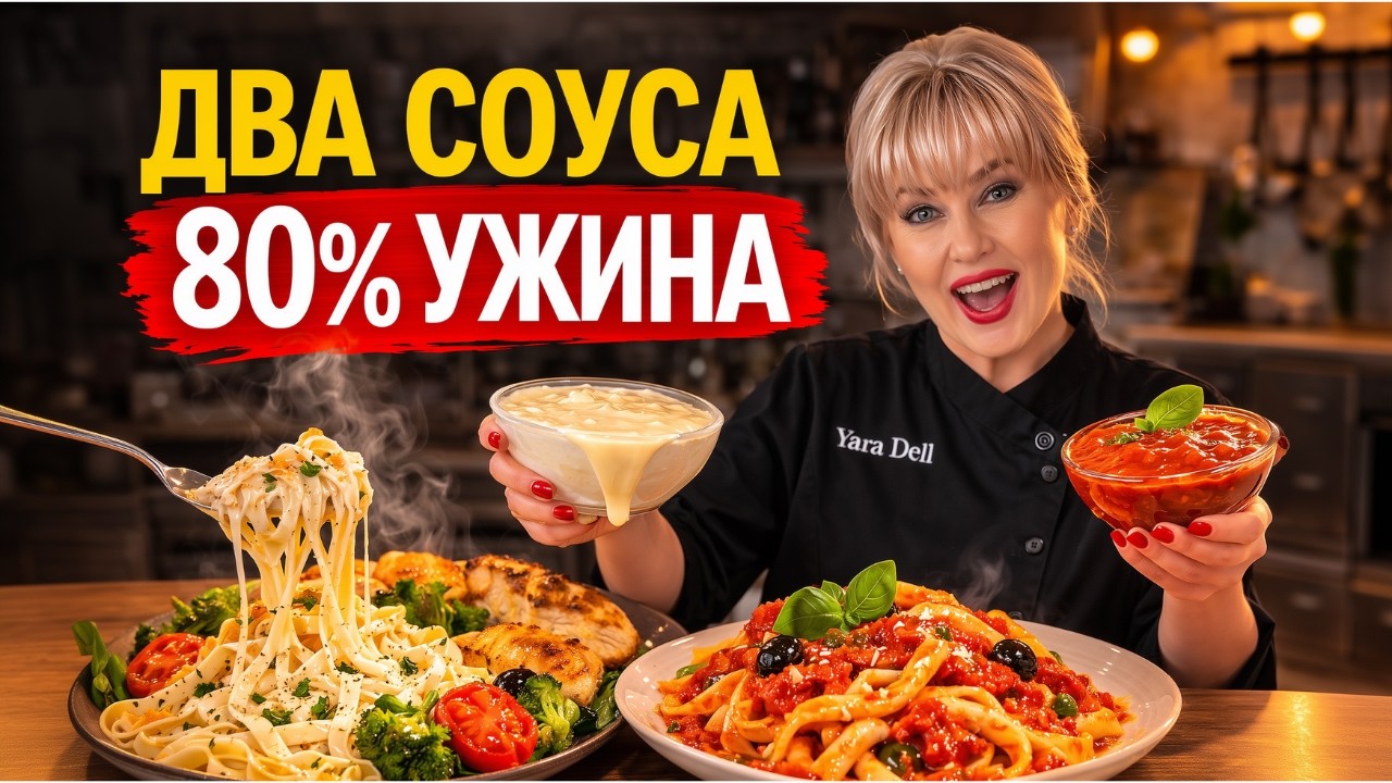 2 соуса, которые решают 80% домашних ужинов!!