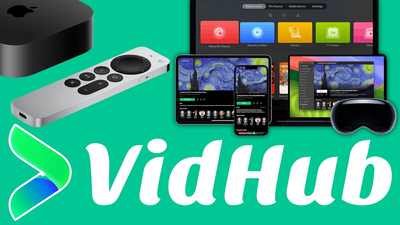 Видеоплеер VidHub Ultimate для Apple TV, iPhone, iPad и других устройств!