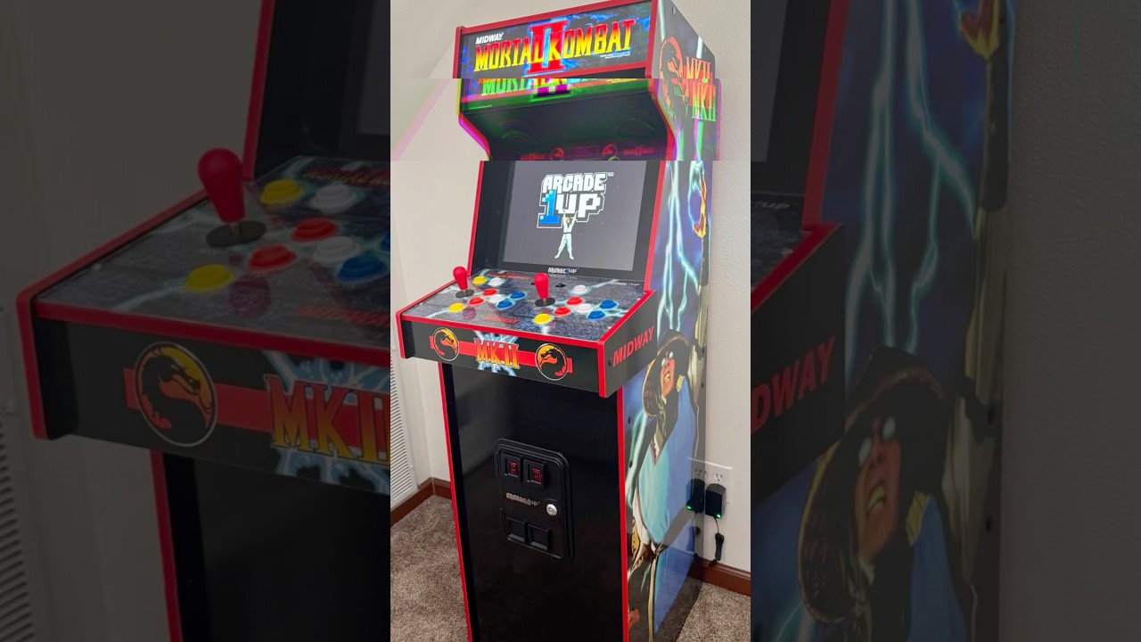 Mortal Mombat 2 Arcade Caninet Unboxing - 14 Games in one Cabinet- link in bio Arcade 1Up - #arcade