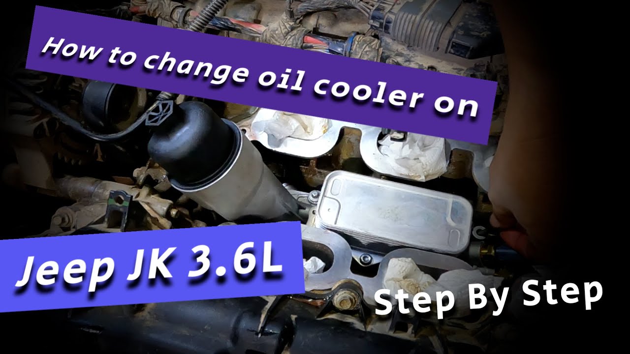 Step by step replacing oil cooler on Jeep JK 3.6L engine