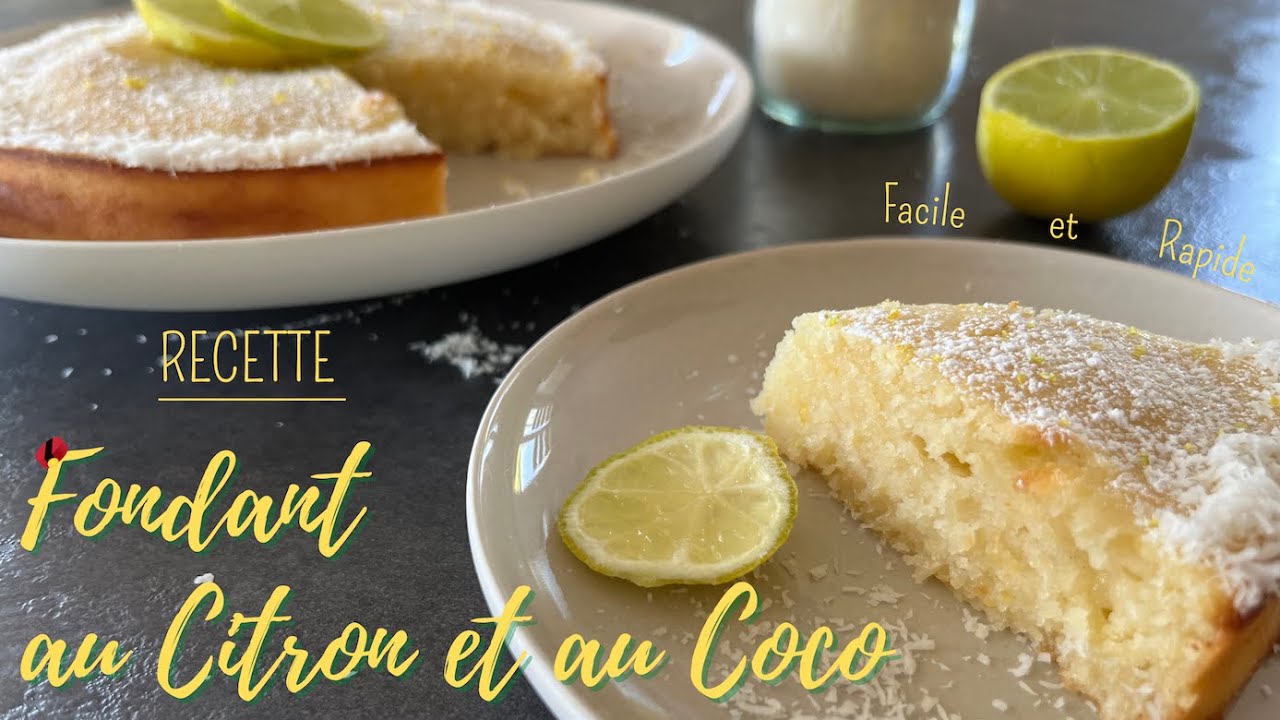 Recette Fondant Coco Citron