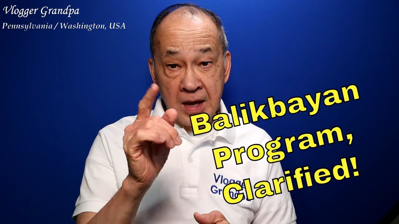 Balikbayan Program, Clarified!