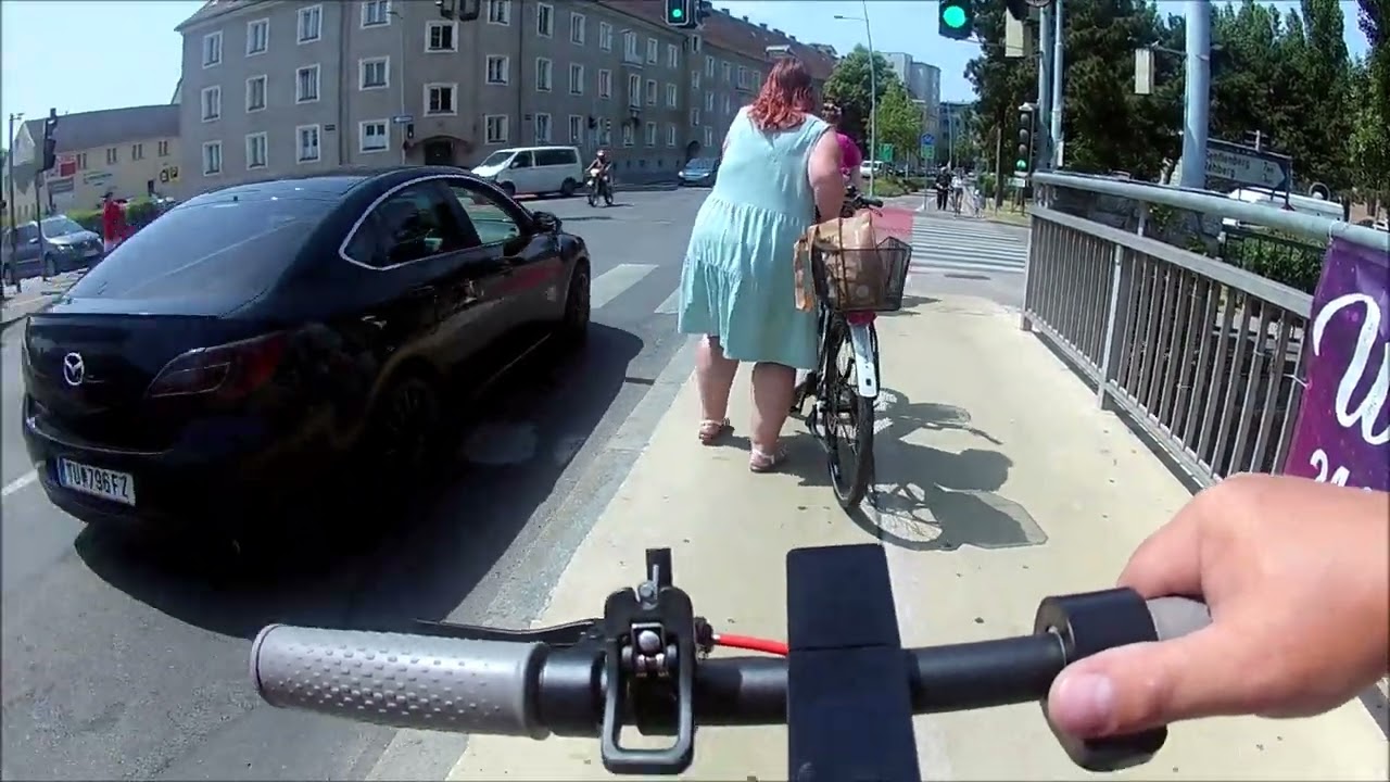 Von Rohrendorf nach Krems - Von Krems nach Rohrendorf mit ActionCam & E-Scooter 22.6.2023