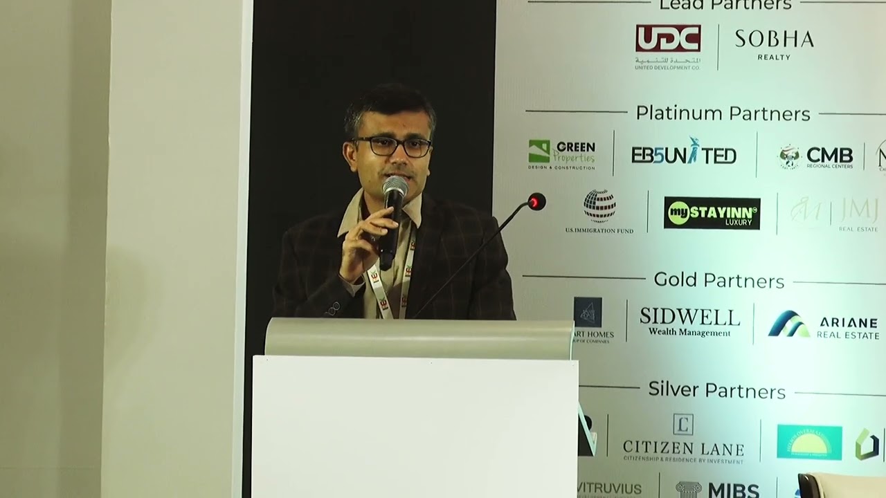 Presentation by Knight Frank India at IREX 2024, Mumbai
