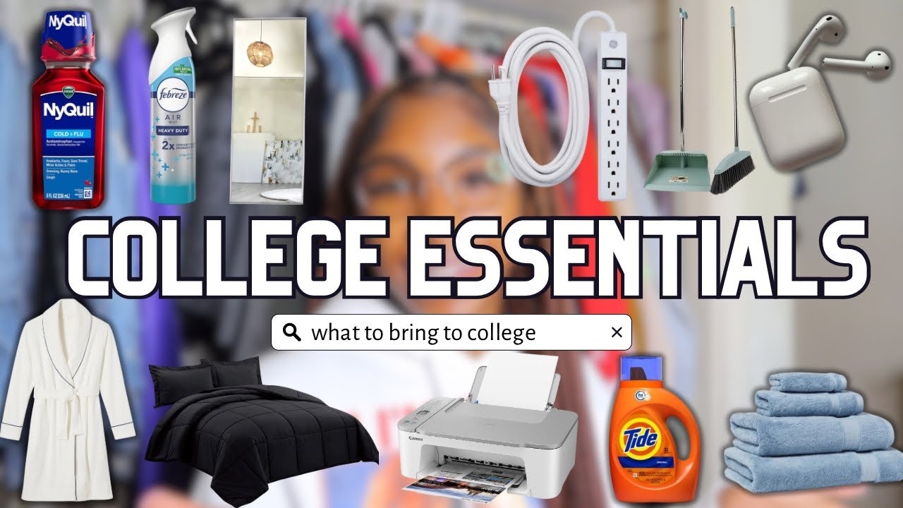 what to bring to college: basic dorm essentials📚