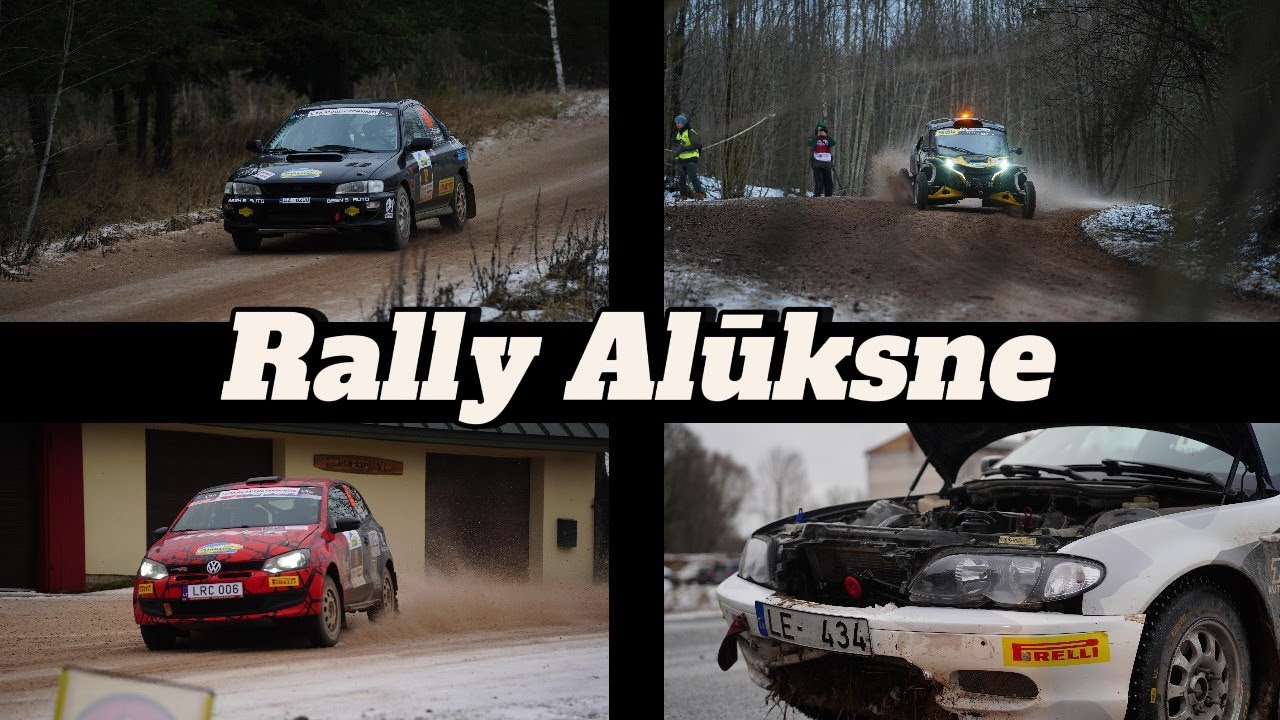 Rally Alūksne 2025 (action, high speed, snow, crash, 4k and more)