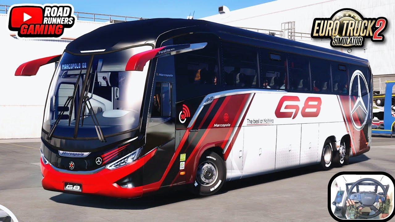 Ultimate Realistic Most Loyal Bus Driving | G8 Mercedes in Heavy Traffic | ETS2 Bus | Moza TSW