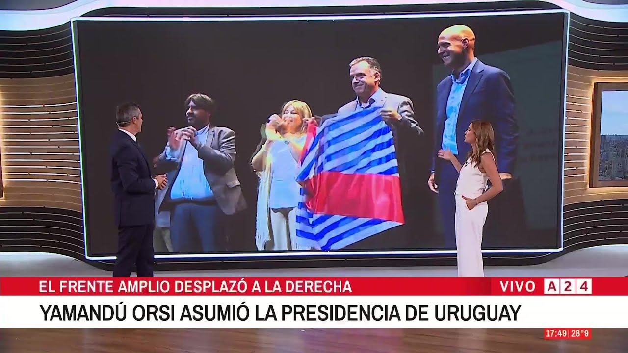 🇺🇾 YAMANDÚ ORSI ASUMIÓ LA PRESIDENCIA DE URUGUAY