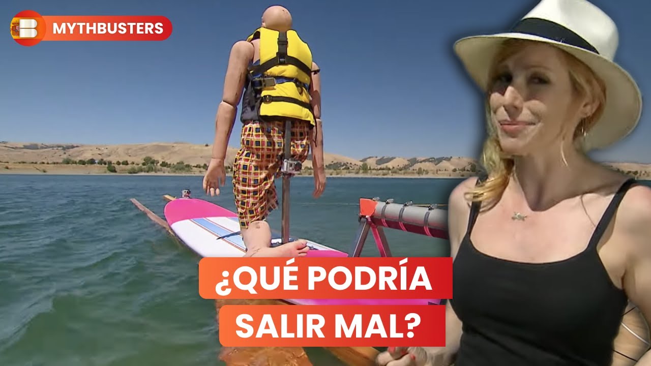 Creando una Tabla de Surf con Propulsión por Cohete | MythBusters
