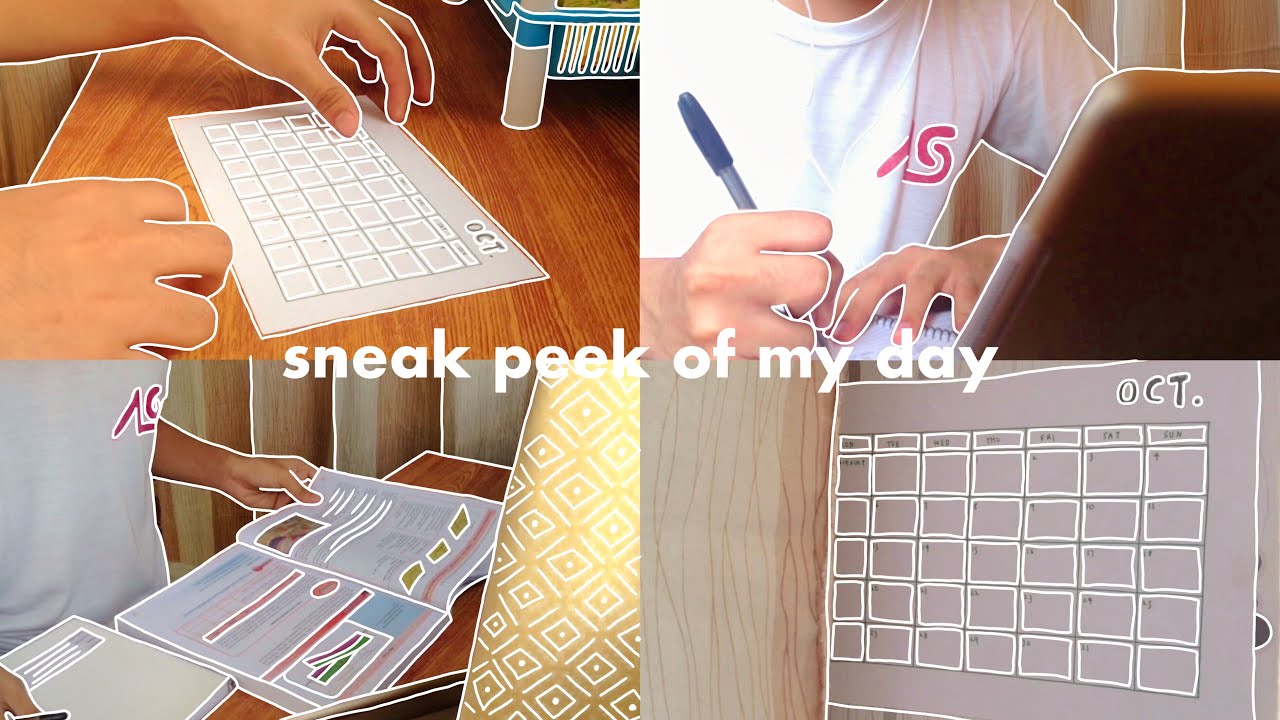 ☁️vlog 05 :: sneak peek of my day, online classes, note taking, aesthetic vlog + more !