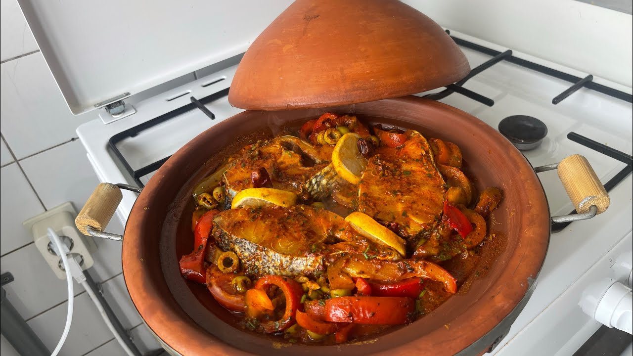 Heerlijke marokaanse vis tajine