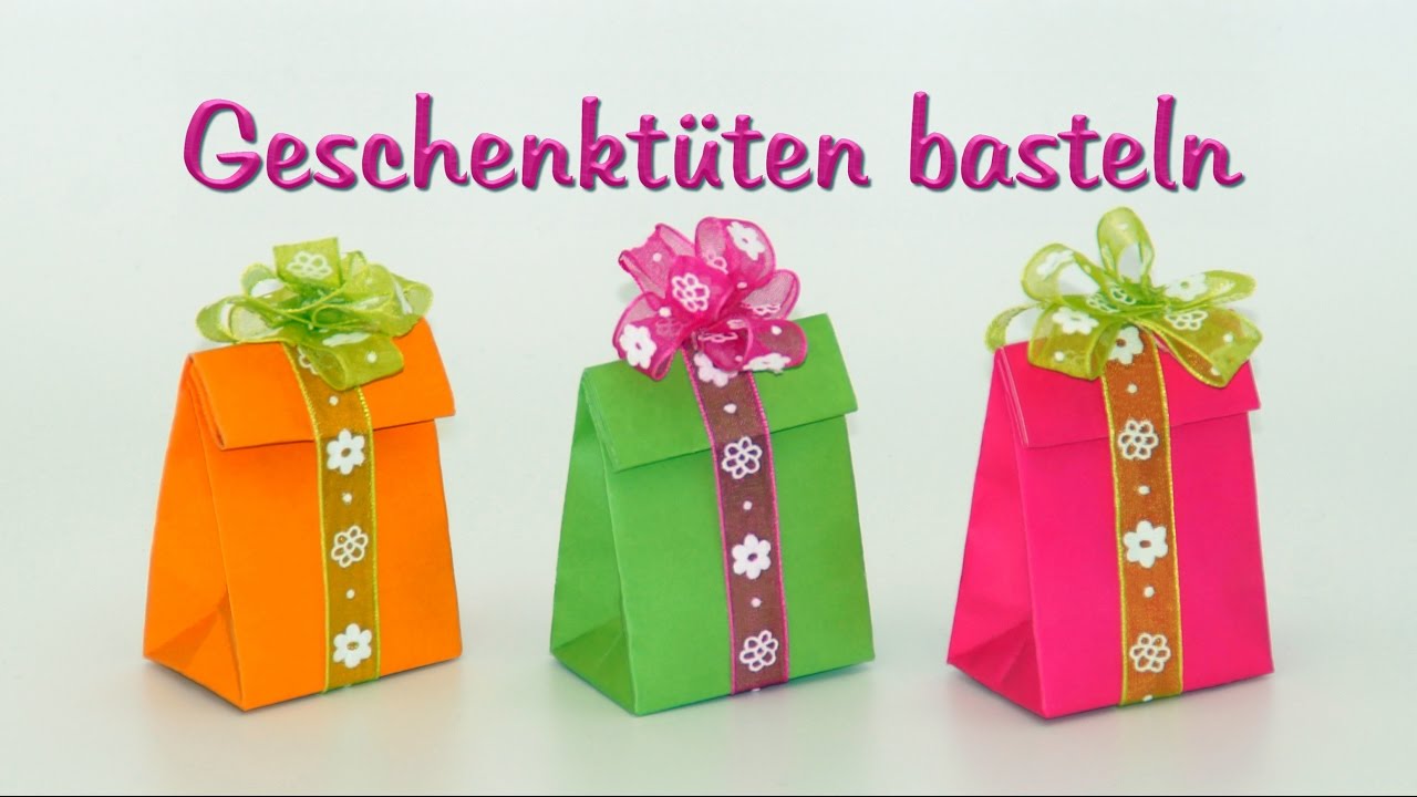 basteln mit Papier: Papiert&uuml;ten / Geschenkt&uuml;ten falten, DIY
