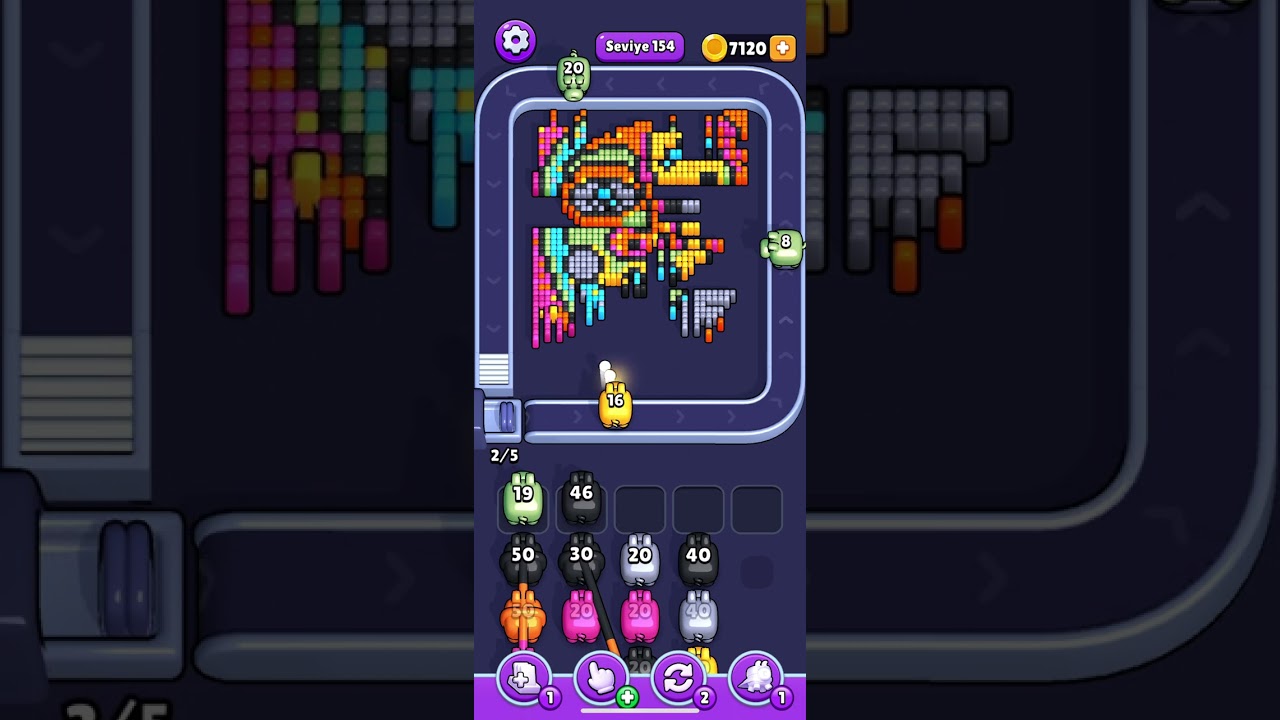 Pixel Flow Level 154 Walkthrough | Easy & Fast Solution 🎮✨