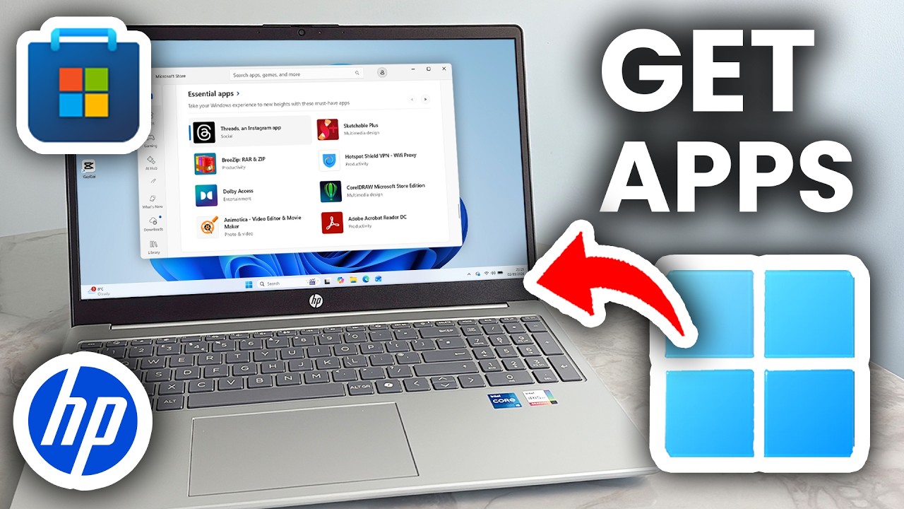 How To Download Apps On HP Laptop - Install Apps