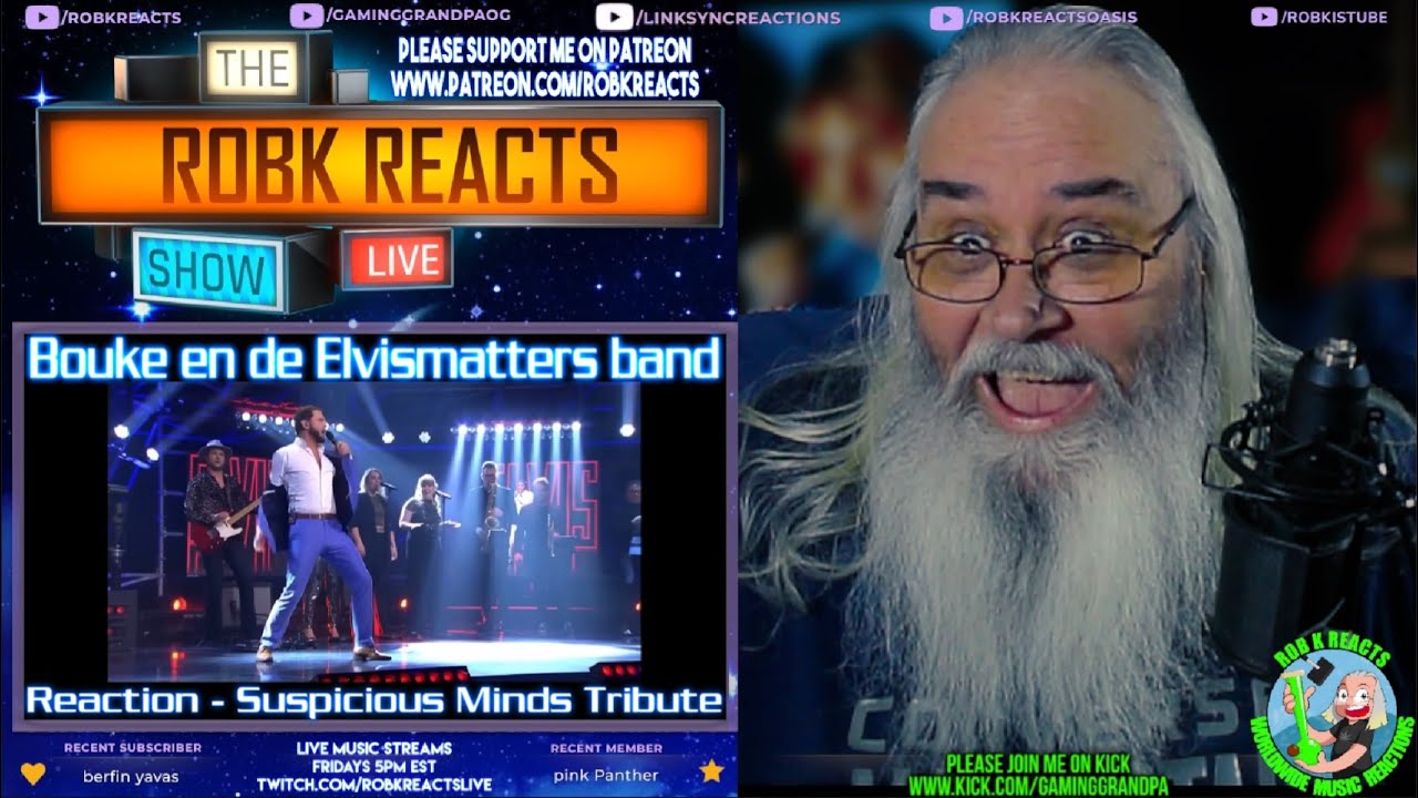 Bouke en de Elvismatters band Reaction - Suspicious Minds Tribute