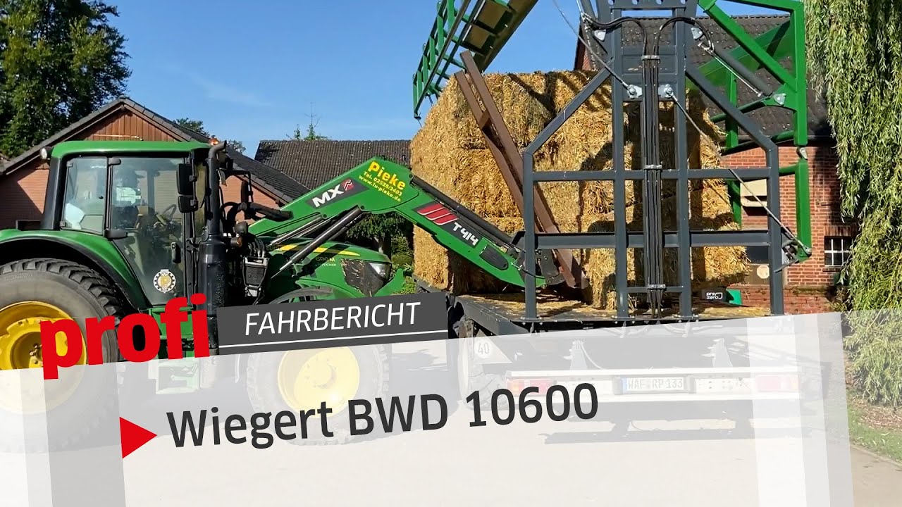 Ballentransportwagen Wiegert BWD 10600 | profi #Fahrbericht