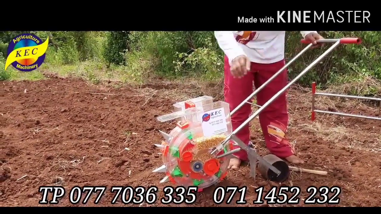 බඩ ඉරිඟු සිටුවීම යන්ත්‍රයක්