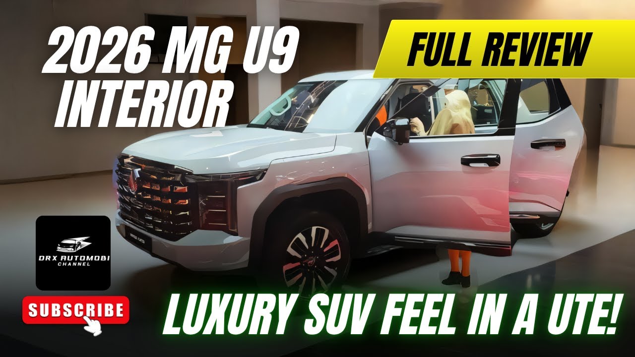 MG U9 Interior Revealed with DUAL Screens and MASSAGE Seats