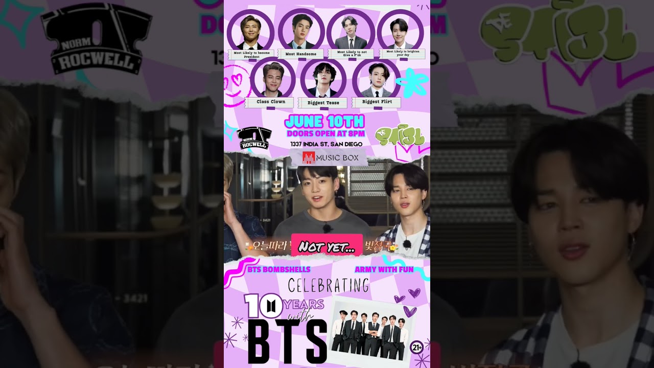 Did you get your tickets to the BTS ARMY 10 Year Anniversary Event 💜🎫🎉🥳🔥? 