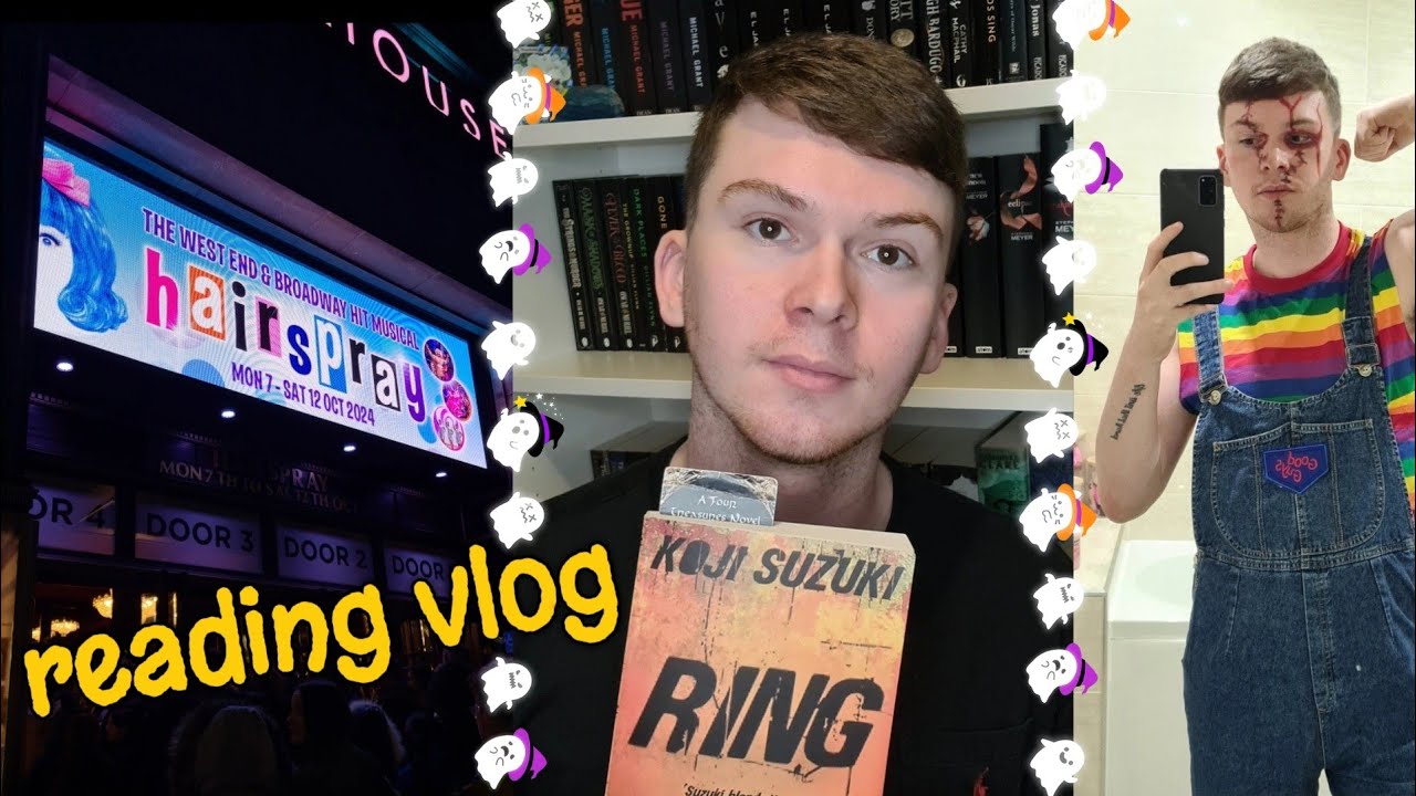 Reading 'RING' by Koji Suzuki & Seeing 'HAIRSPRAY' Live - Weekly Reading Vlog #trickortreadathon
