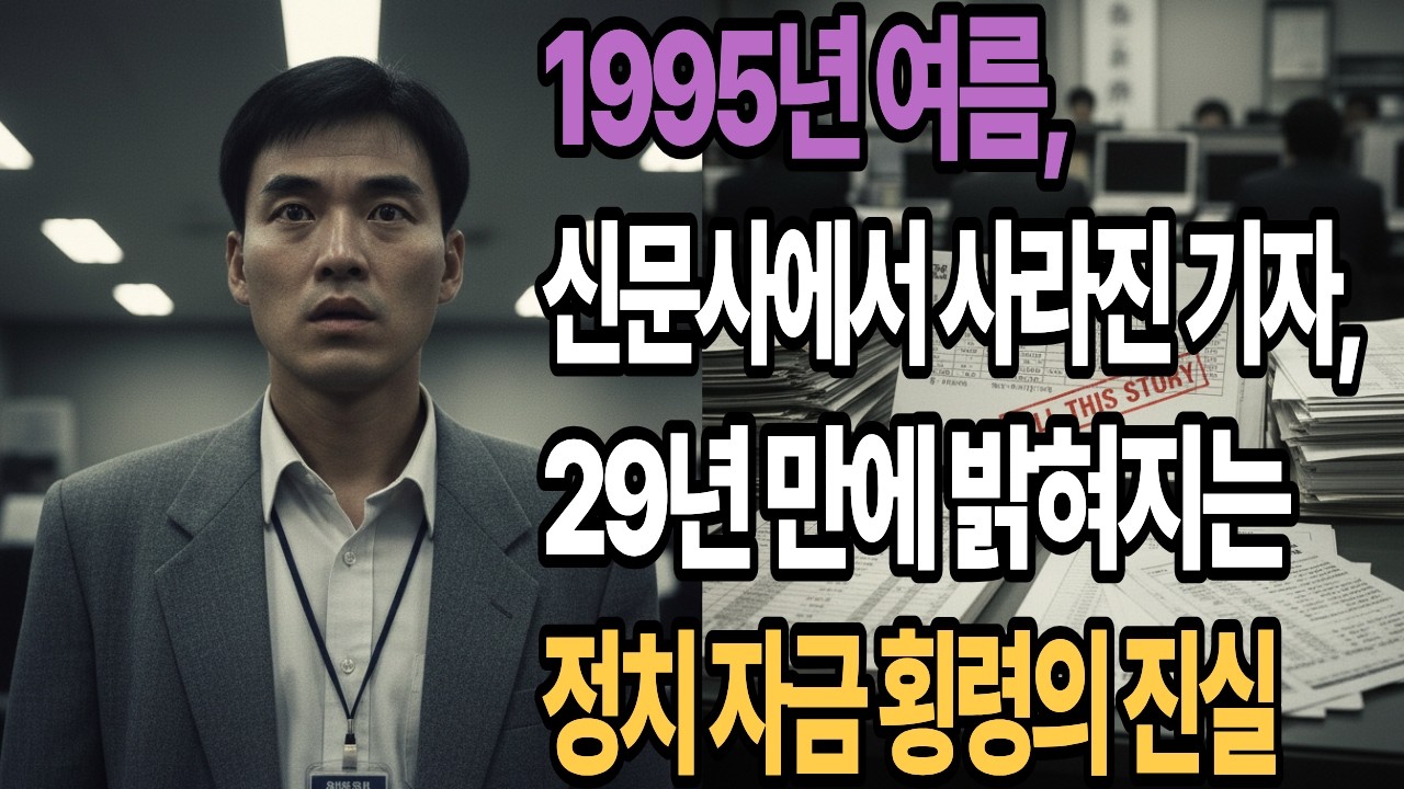 1995년 여름, 신문사에서 사라진 기자, 29년 만에 밝혀지는 정치 자금 횡령의 진실
