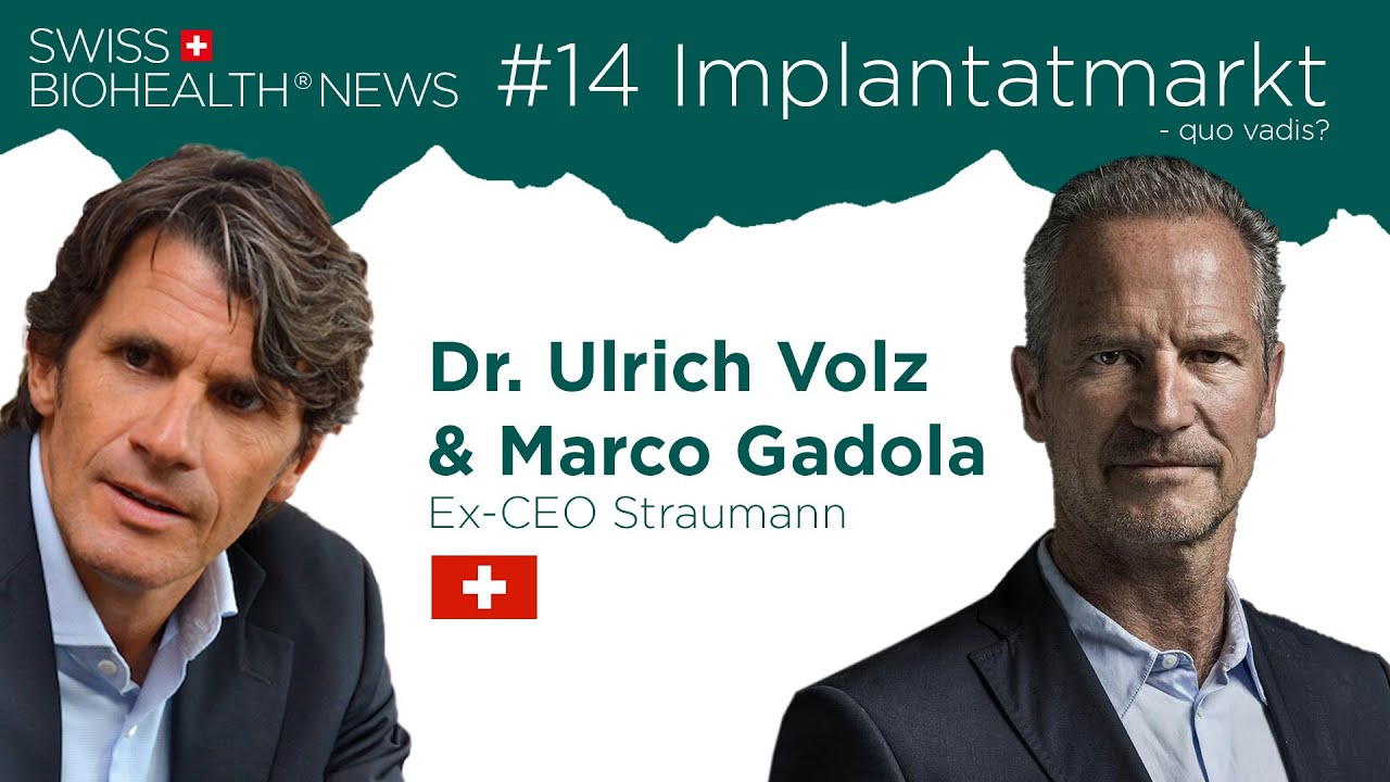 🇨🇭Swiss Biohealth News mit Marco Gadola und Dr. Ulrich Volz vom 02. April